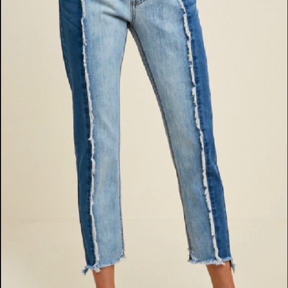 Hayden Denim - Hayden Two Toned Distressed Jeans Size S